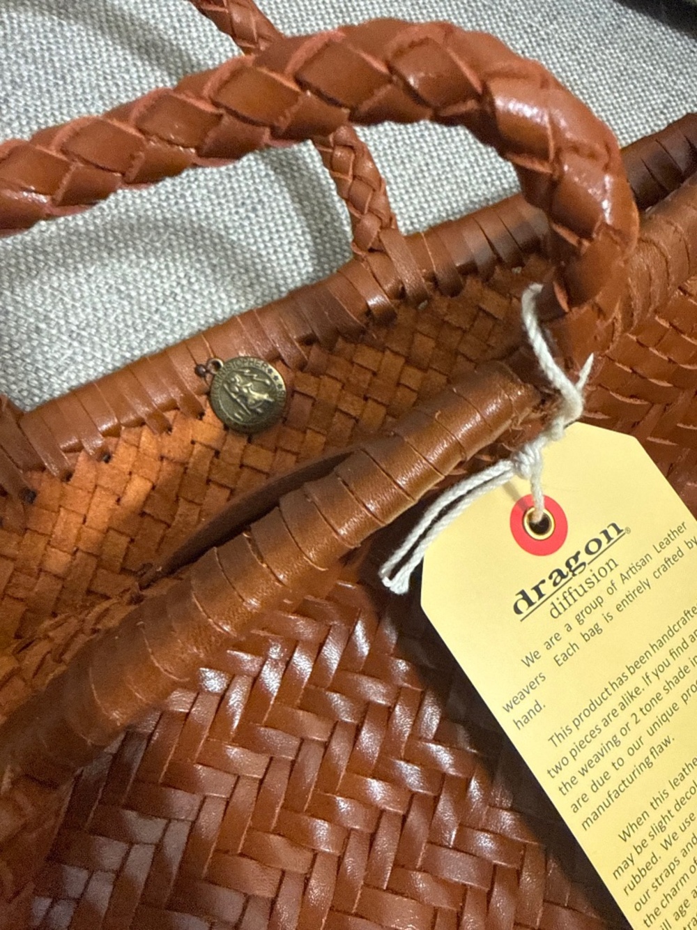 DRAGON DIFFUSION Mini Flat Gora Tan - Picture 3 of 4